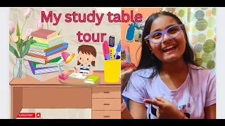 My study table tour|| desk tour 🙂||vlog day 30/100