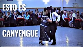 Aprende a bailar tango Canyengue mirando esta pareja en La Baldosa