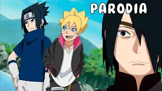 BURRITO conoce a SASUKE CHIQUITO en el PASADO - Parodia