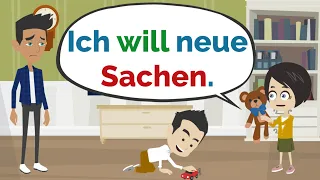 Deutsch lernen | Wir haben kein Geld, Lisa | Wortschatz und wichtige Verben