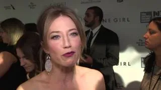 Gone Girl: Carrie Coon "Margo Dunne" New York Movie Premiere Interview | ScreenSlam