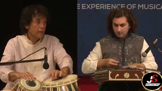 ustad Zakir Hussain and Rahul Sharma ji #17 #tabla #subscribe #santoor #youtube