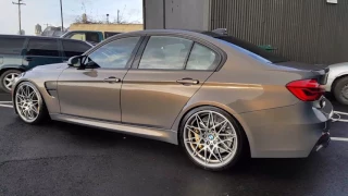 Champaign Quartz BMW M3 ceramic coating detail in better light