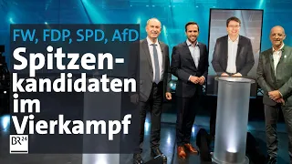 Kontrovers-Analyse: Spitzenkandidaten im Vierkampf: FW, AfD, SPD & FDP | Kontrovers | BR24