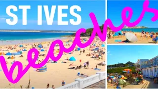 St Ives Beaches (Porthmeor, Porthgwidden & Porthminster) | Cornwall | May 2021 | 4k 🇬🇧