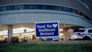 A Parade of Gratitude: First Responders Say Thank You to Health Care Workers