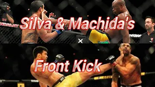 Anderson Silva vs Lyoto Machida: Who Landed the Perfect Front Kick? #ufc #mma #andersonsilva