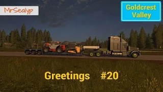 Let's Play Farming Simulator 17 PS4: Goldcrest Valley Greetings, #20