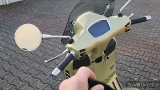 Vespa gts 300 verliert Kühlwasser + Brustgurtcrash