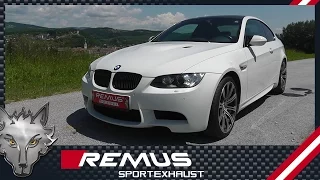 BMW M3 E92 Coupé with REMUS cat-back sport exhaust system