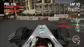 F1 2010: Gameplay of Monaco (Mercedes)