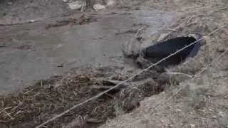 Flash Flood on Cerrososo Road 7-8-13