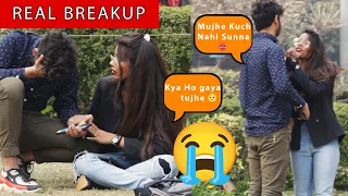 Real breakup prank on girlfriend gone emotional 🥺| ये क्या कर दिया मैंने 💔| Delhiite Prankster