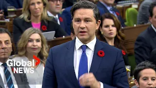 Poilievre scolds Trudeau for not attending question period: “Why won’t he stand up now?”