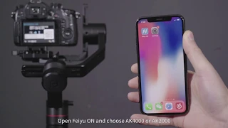Feiyu AK2000/AK4000 Gimbal cell phone Connection Quick Guide