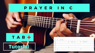 Prayer in C, Guitar TAB Tutorial, Robin Shulz, lesson