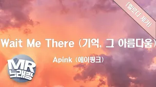 [MR노래방ㆍ멜로디 제거] Wait Me There (기억, 그 아름다움) - 에이핑크 (Apink)ㆍMR Karaoke