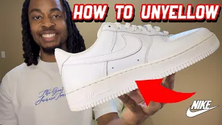 HOW TO CLEAN AIR FORCE 1 (EASIEST WAY TO CLEAN THE SOLE)