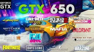 GTX 650 Test In 20 Games In 2022 | i5 4590 + GTX 650 2GB