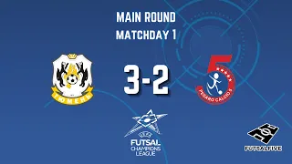 UEFA Futsal Champions League - Main Round - Group 4 - Day 1: Tyumen 3-2 Italservice Pesaro