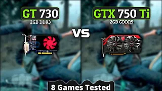 GT 730 vs GTX 750 Ti - How Big Is The Difference? - Test In 8 Games