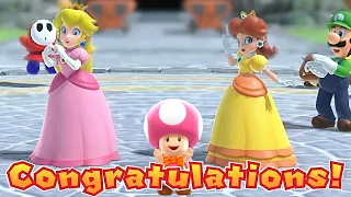 Mario Party Superstars Tag Match Peach and Daisy vs Luigi and Wario