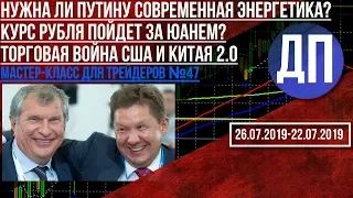 Нужна ли Путину современная энергетика? Курс рубля пойдет за юанем? Торговая война США и Китая 2.0