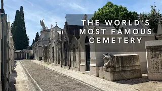 Prazeres Cemetery in Lisbon - one of the most beautiful & famous cemeteries in the world! #portugal