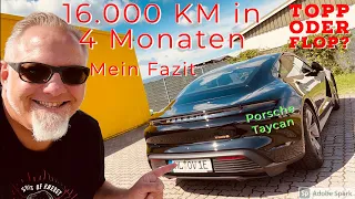 Fazit: 16.000KM im Elektro Porsche Taycan. Reichweite, Verbrauch, etc...