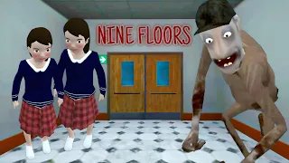 Nine Floors Horror Game - Full Gameplay (Android)