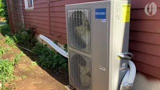 DIY heat pump installation by Oregonian photographer