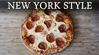 How To Make CRISPY New York Style Pepperoni Pizza In The Roccbox Pizza Oven (For Beginners)