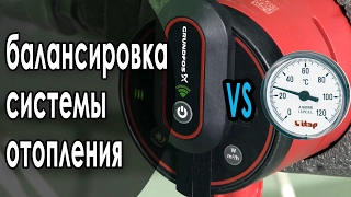 Балансировка системы отопления. Традиционный метод против GRUNDFOS ALPHA3