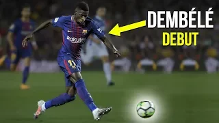 OMG! This is what Ousmane Dembélé did in his first game for Barcelona (Barcelona vs Espanyol)