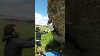 Escalada. Boulder. Campisabalos, Guadalajara. Spain