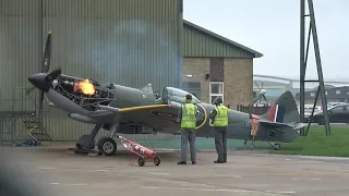 BBMF Spitfire Mark XVI TE311 Engine Test 13th April 2018