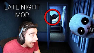 SCREAMING AT THE MOST BRUTAL JUMPSCARES OF THE YEAR! - Late Night Mop (All Endings)