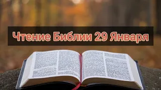 Ежедневное Чтение Библии 29 Января: Псалом 29, От  Деяния 1, Исход 7, 8