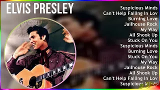 Elvis Presley 2024 MIX Las Mejores Canciones - Suspicious Minds, Can't Help Falling In Love, Bur...