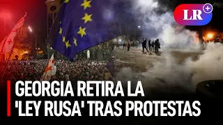 Georgia: Retiran polémico proyecto de "agentes extranjeros" ante protestas masivas