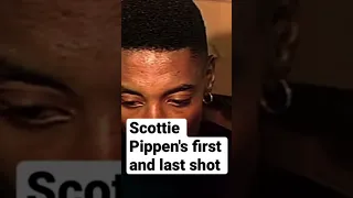 Scottie Pippen's first and last shot