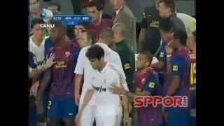 Barcelona - Real Madrid 3-2 Süper Kupa ( Maç sonu KAVGA ) 2011