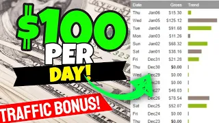 Fastest Way To Make $100/Day On Clickbank Without A Website (FREE 1000 Visitors Per Day Bonus)