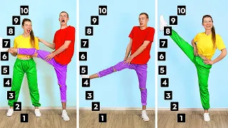 WE TESTED VIRAL TikTok TRICKS! Flexibility Challenge | Coolest Tricks and Hacks By 123 GO! CHALLENGE