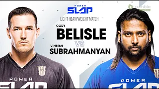 Vineesh Subrahmanyan vs Cody Belisle | Power Slap 4 Full Match