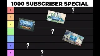 Ranking All Cities Skylines DLC - 1000 Subscriber Special