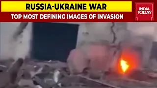 Railway Line Explodes; Take A Look At Haunting Images Of Russia's Ukraine Invasion