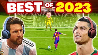 Top 5 Messi & Ronaldo Plays Moments of 2023!