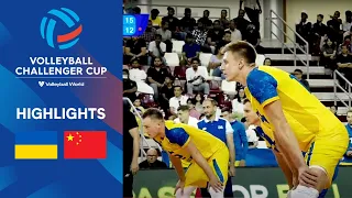 🇺🇦 UKR vs. 🇨🇳 CHN - Highlights Quarter Finals | Men's Challenger Cup 2023