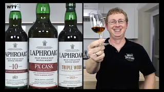 Laphroaig 10 Jahre Sherry Finish vs. Triple Wood vs. PX Cask 48 % Vol.